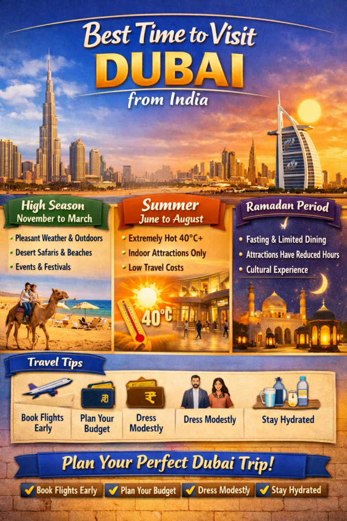 Best Time to Visit Dubai from India