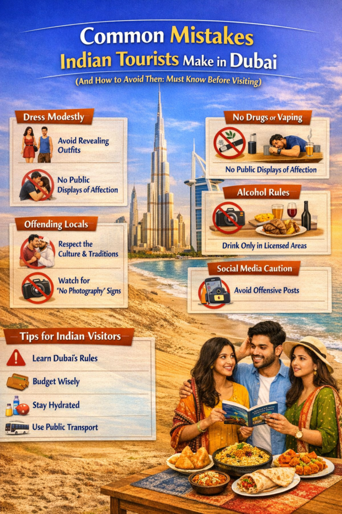 Common Mistakes Indian Tourists Make in Dubai