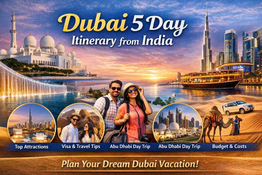 Dubai Itinerary for 5 Days from India