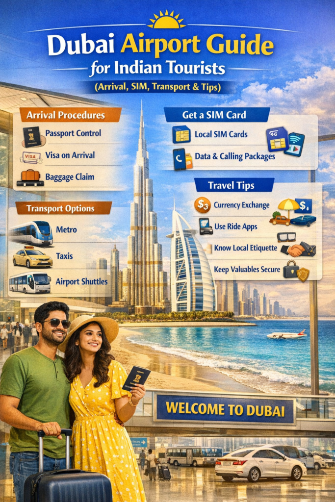 Dubai Airport Guide for Indian Tourists
