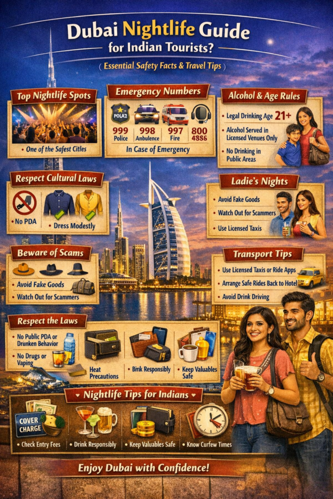 Dubai Nightlife Guide for Indian Tourists