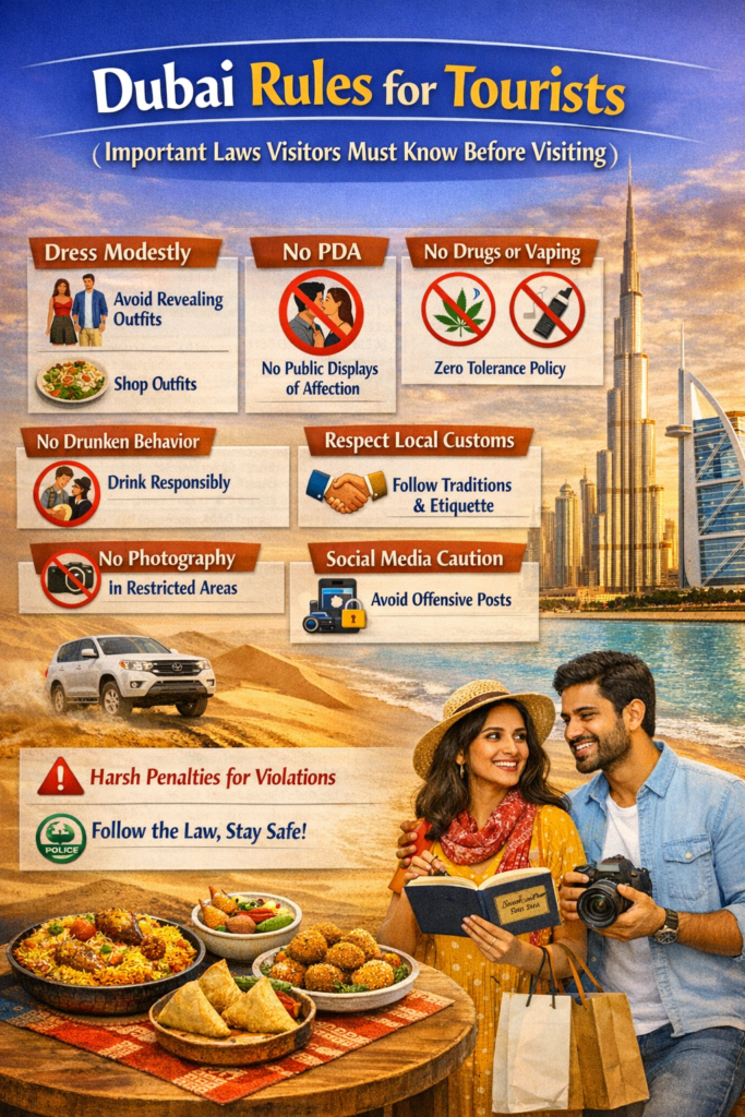 Dubai rules for tourists travel guide