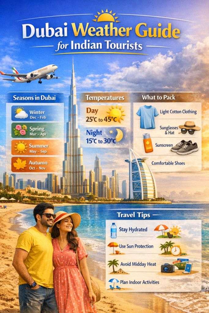 Dubai Weather Guide for Indian Tourists