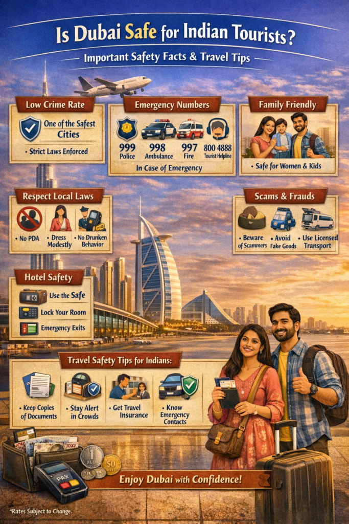 Is Dubai Safe for Indian Tourists?
